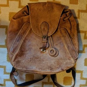 Holland Brothers Leather Backpack Bag